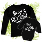 Camiseta MAMA SOY ROCKERA + Body MAM QUIERO SER ROCKERA BL