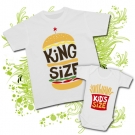 Camiseta PAPA KING SIZE + Body KIDS SIZE WC