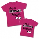 Camisetas Soy la hermana mayor + Soy la hermana peque�a FC