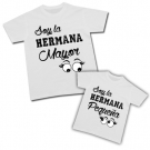 Camisetas Soy la hermana mayor + Soy la hermana peque�a WC