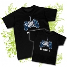 Camiseta PAPA PLAYER ONE + CAMISETA PLAYER TWO BC