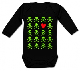 Body beb&eacute; CALAVERAS CORAZ&Oacute;N