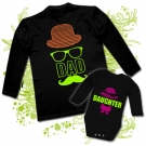 Camiseta PAPA DAD SOMBRERO + Body DAUGTHER