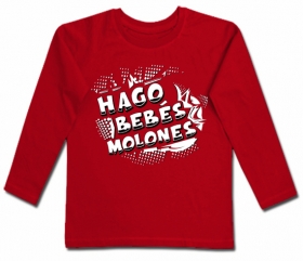 Camiseta HAGO BEB&Eacute;S MOLONES LETRAS