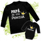 Camiseta PAP DE UNA PRINCESA + Body PRINCESA