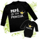 Camiseta PAP� DE UNA PRINCESA + Body PRINCESA
