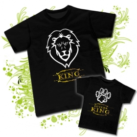 Camiseta PAPA KING LE&Oacute;N + Camiseta FUTURE KING
