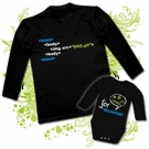 Camiseta PAPA INFORMATICO HTML+ Body beb SOY BILINGE INFORMATICO HTML
