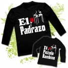 Camiseta EL PADRAZO + Camiseta IL PICCOLO BAMBINO (Marioneta)