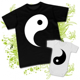 Camiseta PAPA YIN + Body beb&eacute; YANG 