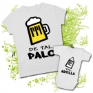 Camiseta MAMA DE TAL PALO ( Ca�a ) + Body TAL ASTILLA ( Biber�n)