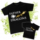 Camiseta FATHER OF DRAGONS + Camiseta LITTLE DRAGON