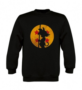 Sudadera sin capucha GOKU SILUETA