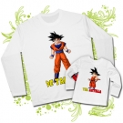 Camiseta PAPA DE TAL PALO (Goku) + Camiseta TAL ASTILLA (Goku)
