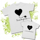 Camiseta CORAZ�N SIEMPRE + Camiseta CORAZ�N ENCHUFE CONECTADOS