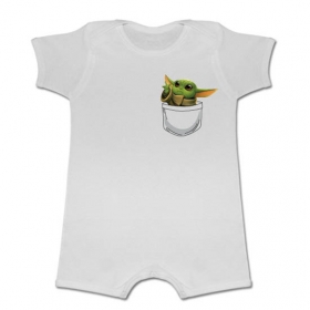 Pijama manga corta BABY YODA BOLSILLO