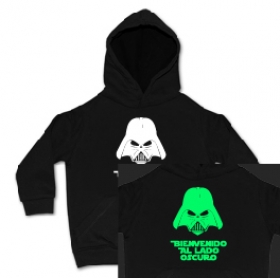 Sudadera BIENVENIDO AL LADO OSCURO (luminoso)