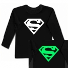 Camiseta manga larga SUPERMAN EMBLEMA (Día & Noche)