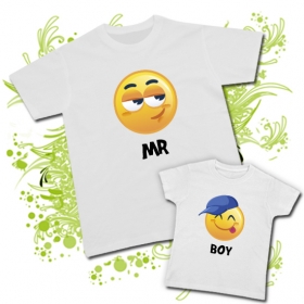 Camiseta PAPA EMOTICONO + Camiseta EMOTICONO (Boy) 
