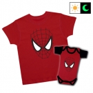 Camiseta SPIDERMAN + Body SPIDERMAN (Día & Noche)