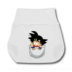 Ranita cubre pa&ntilde;ales GOKU BOLSILLO