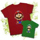 Camiseta PAPA MARIO + Camiseta LUIGI