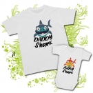 Camiseta DADDY SHARK + Body BABY SHARK