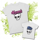Camiseta MAMA SKULL GAFAS + Camiseta HIJO GAFAS