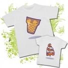 Camiseta PAPA CUCURUCHO + Camiseta HELADO