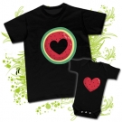 Camiseta PAPA SAND�A + Body SAND�A CORAZ�N 