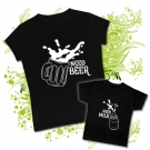 Camiseta MAMA NEED BEER + Camiseta NEED MILK