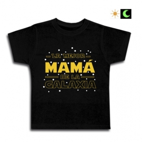 Camiseta La mejor MAM&Aacute; de la GALAXIA (D&iacute;a & Noche)