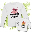 Camiseta larga MOMMY SHARK + Camiseta BABY SHARK