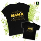 Camiseta La Mejor MAMÁ de la Galaxia + Camiseta El Mejor HIJO de la Galaxia (Día & Noche)
