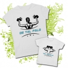Camiseta MAMA DE TAL PALO GYM + Camiseta TAL ASTILLA GYM (hija)
