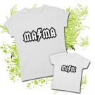 Camiseta MA/MA + Camiseta MI/NI 