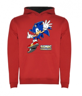 Sudadera capucha SONIC GENERATIONS