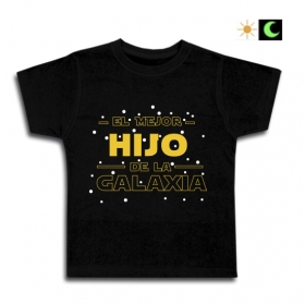 Camiseta el mejor hijo de la GALAXIA (D&iacute;a & Noche)