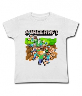 Camsieta MINECRAFT PANDILLA