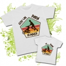 Camiseta SOY UN PAP� RUNNER + Camiseta MI PAP� ES RUNNER 