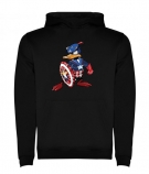 Sudadera capucha DONALD CAPITAN AMERICA 