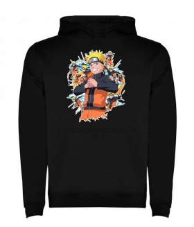 Sudadera capucha NARUTO ACCI&Oacute;N