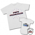 Camiseta PAPA PRIMERIZO + Body beb� PA�AL CARGANDOSE 