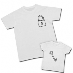 Camiseta CANDADO + Camiseta LLAVE