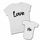 Camiseta MAMA LOVE + Body ME