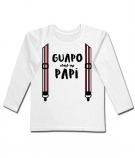 Camiseta GUAPO COMO MI PAPI (pajarita) 