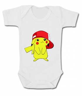 Body beb&eacute; PIKACHU GORRA