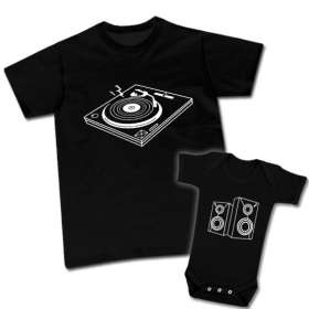 Camiseta Tocadiscos + Body Altavoz