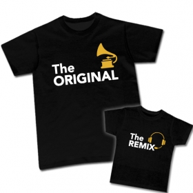 Camiseta PAPA THE ORIGINAL + Camiseta PAPA THE REMIX 