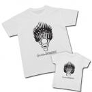 Camiseta PAPA GAMES OF THRONES + Camiseta GAMES OF THRONES